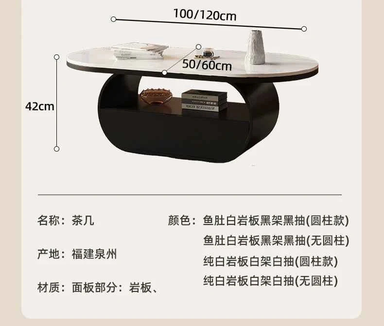 Living Room Decoration Side Table Kitchen Accessories Luxury Nordic Designer Coffee Table Books Couchtisch Salon Furniture