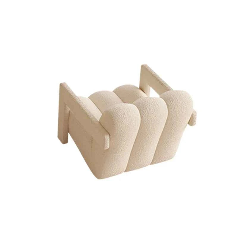 Curved Individual Living Room Sofas Corner Recliner Luxury Nordic Sofas Modern Cloud Single Floor Designer Wood Divano Furniture