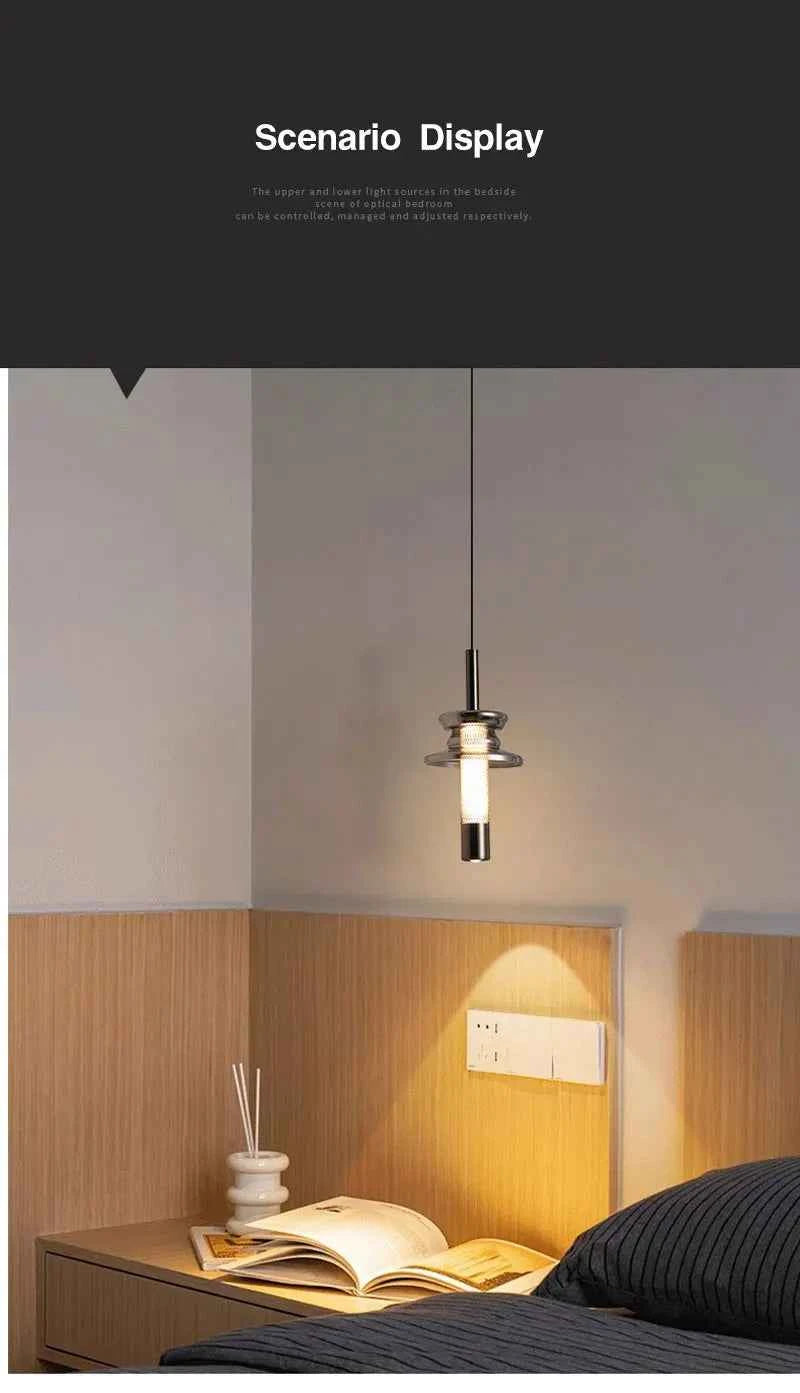 Minimalist LED Suspended Pendant Lamps for Dinning Room Kitchen Adjustable line Chandelier Lighting Fixtures for Restaurant