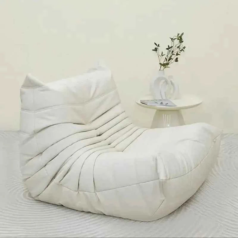 Caterpillar Velvet Sofa - Comfortable Lounge Chair for Small House Living Room, Bedroom, Store, and Balcony