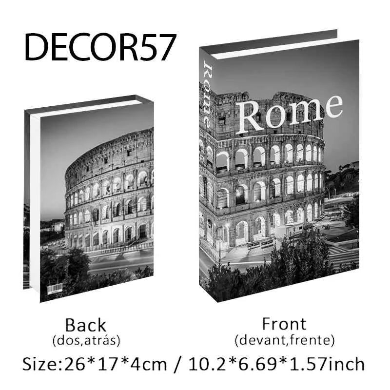 Fashion Fake Books Decoration Home Club Hotel Room Designer Books Coffee Table Books Box Simulation Prop Books Desktop Ornaments
