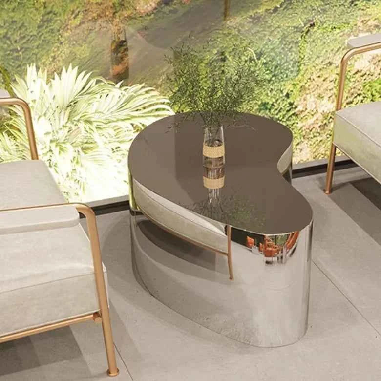 Metal Industrial Coffee Table Aesthetic Unique Minimalist Designer Side Table Modern Luxury Mesa Auxiliar Postmodern Furniture