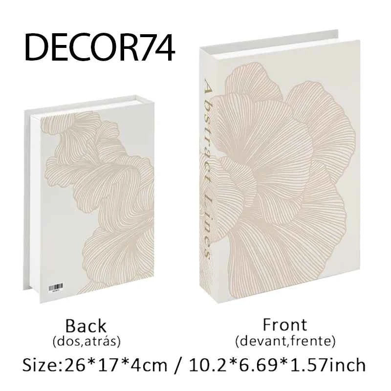 Fashion Fake Books Decoration Home Club Hotel Room Designer Books Coffee Table Books Box Simulation Prop Books Desktop Ornaments