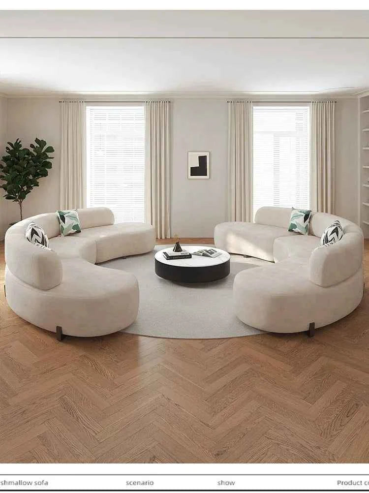 Designer Modern Living Room Sofas Lazy Luxury Gaming Children Sofas Minimalist Replica Floor Curved Wood Divano Home Furniture