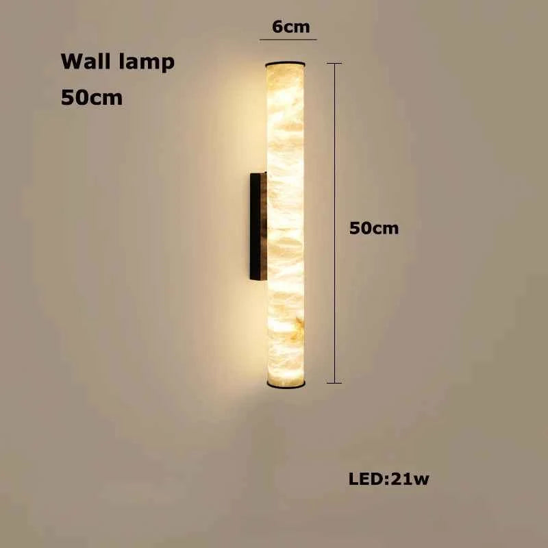 Suspension Luminaire Lampen Dinning Room Pendant Light 2025 Trendy Natural Marble Hanging Lamps LED Alabaster Chandelier