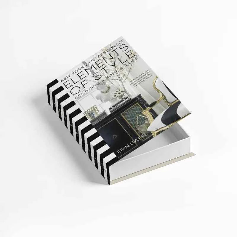 Fashion Art Openable Fake Books for Decoration Storage Box New Hotle Decorative Book for Living Room Simulation Books Home Decor