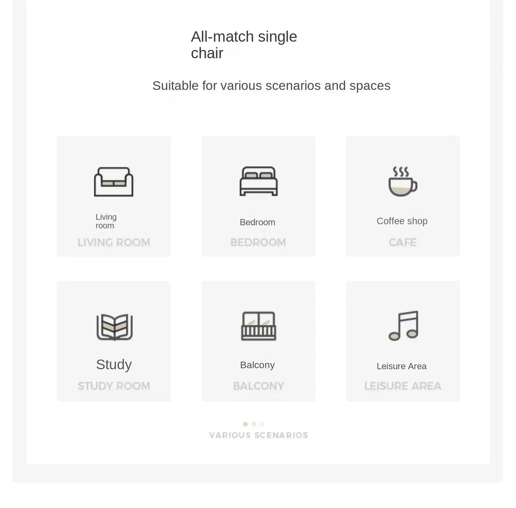 Big White Celebrity Rocking Chair Lazy Sofa Single Rocking Chair Living Room Lazy Chair Balcony Bedroom Girl Sofa Chairs - The Homemakers Hub