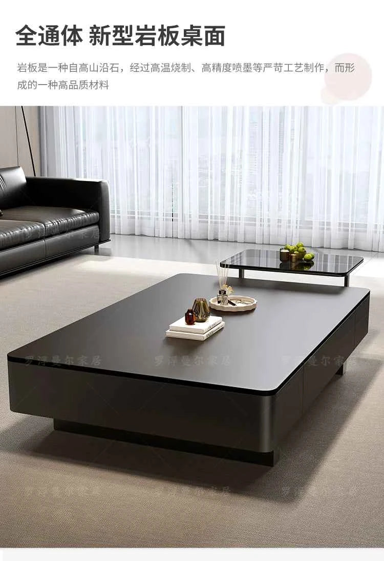 Unique Creative Coffee Table Living Room Service Writing Aesthetic Decoration Side Table Modern Couchtisch Ornaments Home Decor