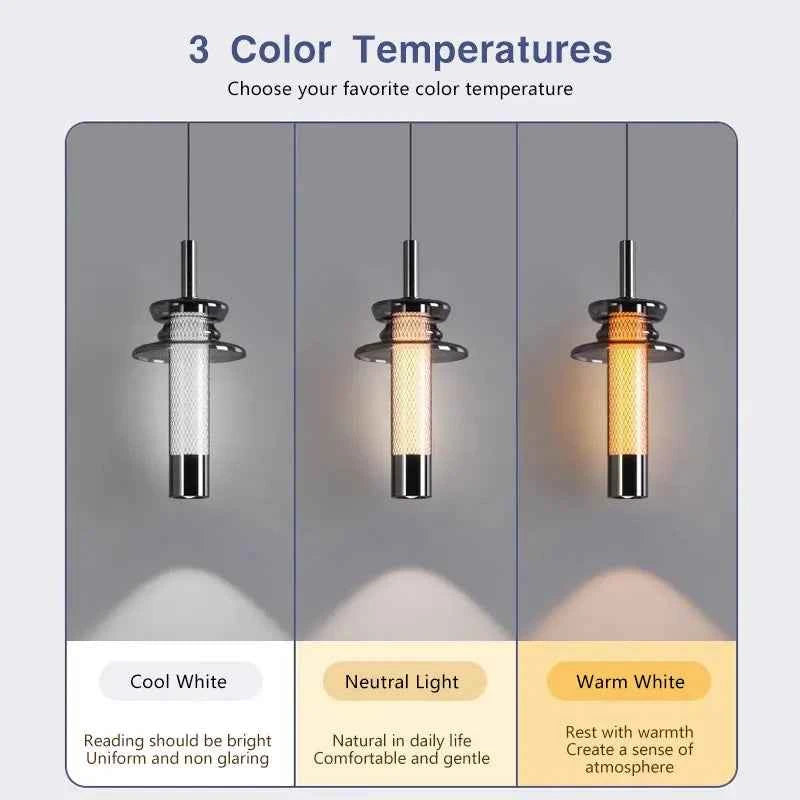 Minimalist LED Suspended Pendant Lamps for Dinning Room Kitchen Adjustable line Chandelier Lighting Fixtures for Restaurant