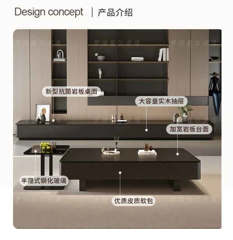 Unique Creative Coffee Table Living Room Service Writing Aesthetic Decoration Side Table Modern Couchtisch Ornaments Home Decor