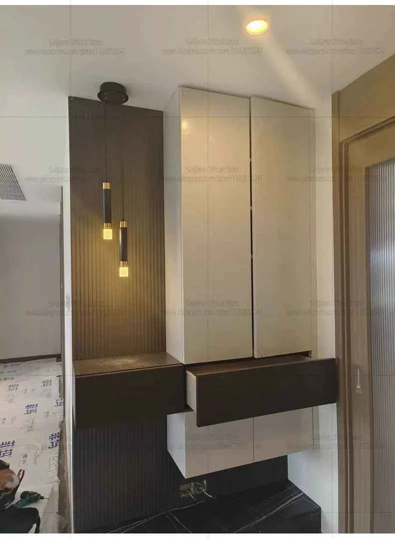 Modern LED Long Pendent Lamp Hanging Bedroom Bedhead pendant Light Suitable For Restaurant Bar Counter Decoration Chandelier