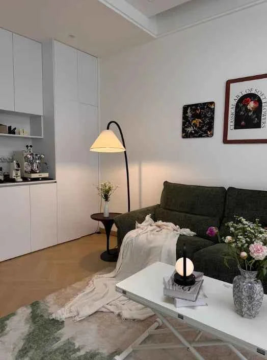 Nordic Modern High-End Fishing Lamp Floor Lamp Living Room Sofa Side Standing Lamp Antique Shelf Lamp LED Decorative Floor Light