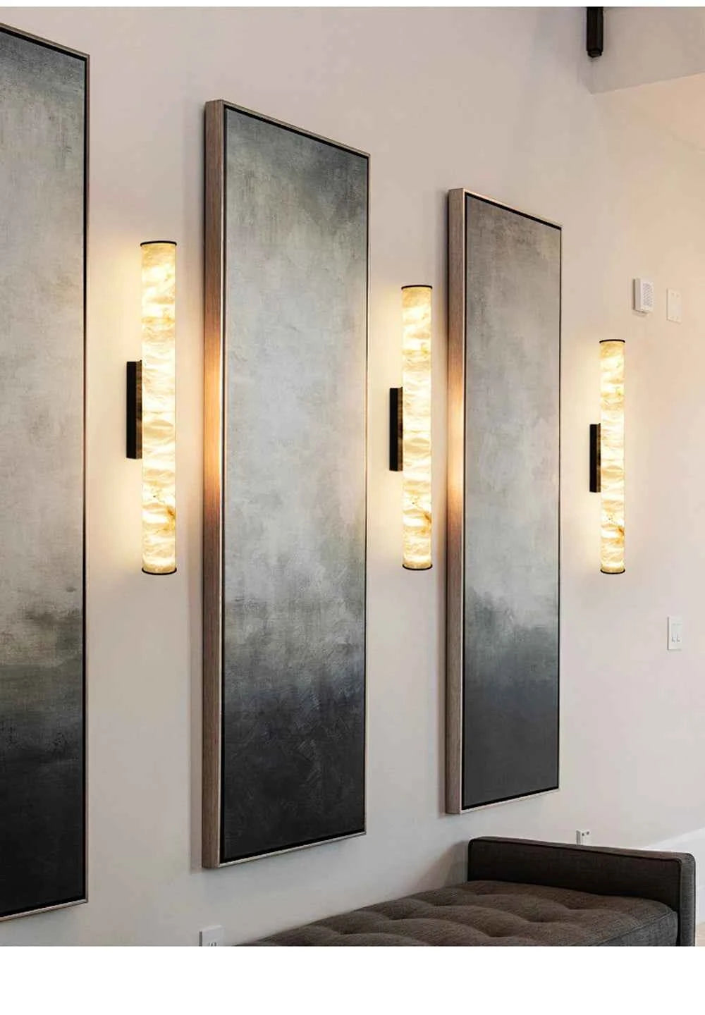 Suspension Luminaire Lampen Dinning Room Pendant Light 2025 Trendy Natural Marble Hanging Lamps LED Alabaster Chandelier