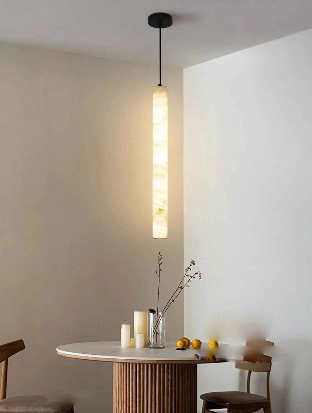 Suspension Luminaire Lampen Dinning Room Pendant Light 2025 Trendy Natural Marble Hanging Lamps LED Alabaster Chandelier