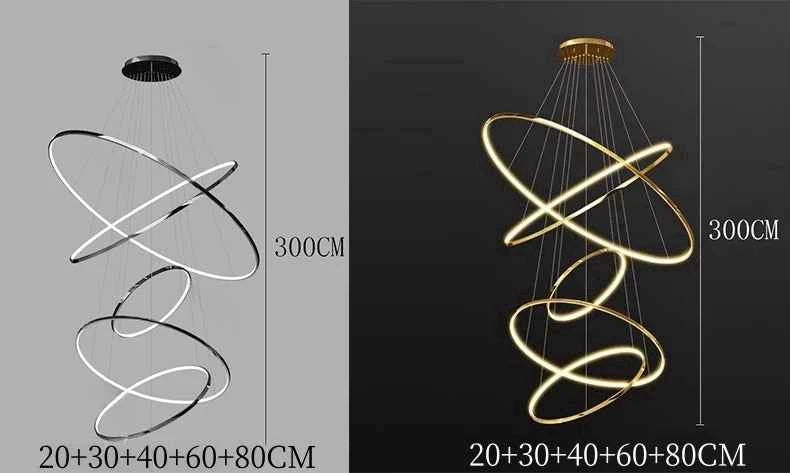 Nordic Home Decor LED Pendant Lamp Dining Room Lights Indoor Lighting Ceiling Lamp Hanging Light Chandelier Lamps Living Room