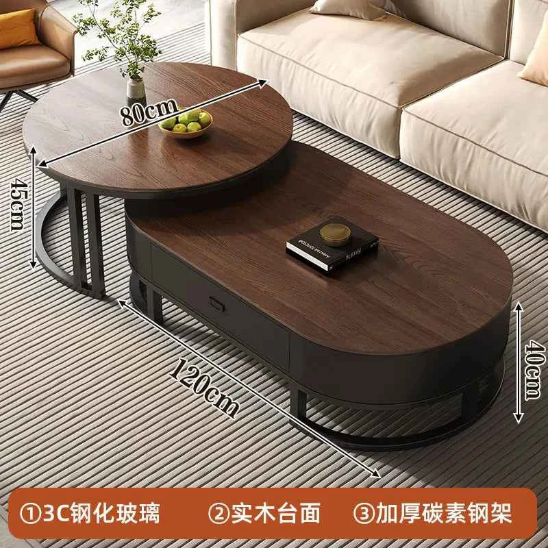 Modern Luxury Coffee Table Nordic Design Storage Coffee Tables Unique Aesthetic Mesa De Centro Sala Living Room Furniture