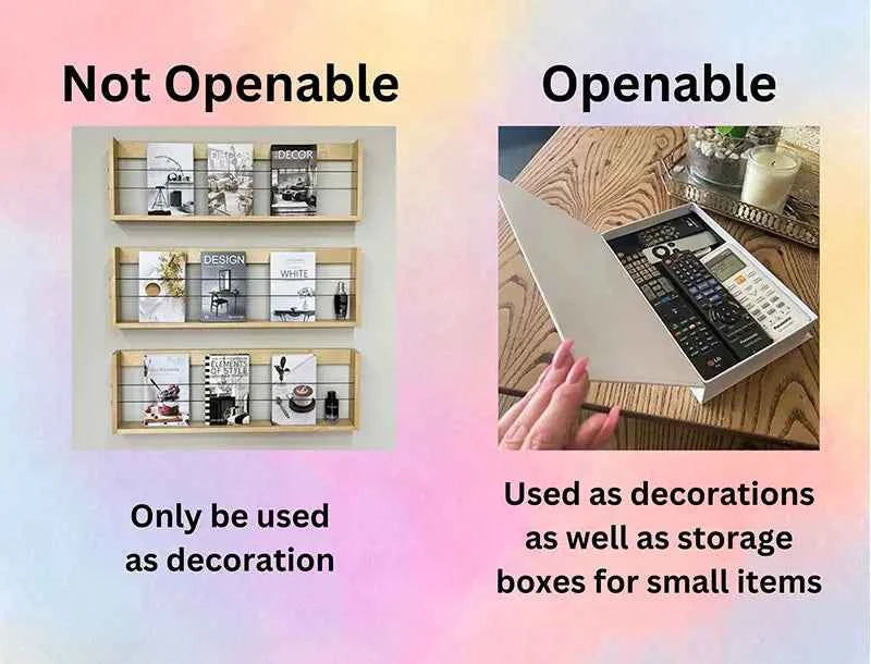 Luxury Openable Fake Books Box Decoration Fashion Black Women Magazine Coffee Table Book Villa Hotel Home Decor Shooting Props