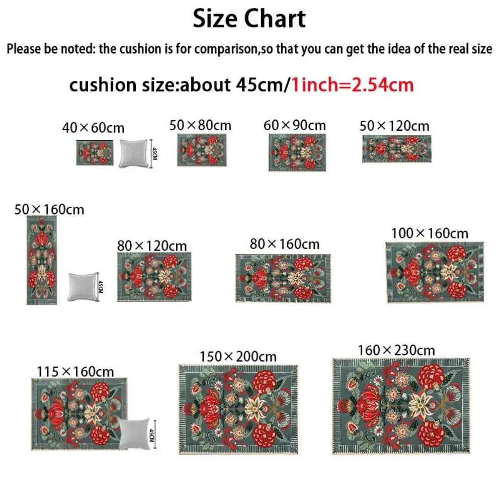 VIKAMA Luxury-Style Geometric Area Rug for Modern Bedroom Sofa Coffee Table Mat Large Area Living Room Carpet Home Decoration