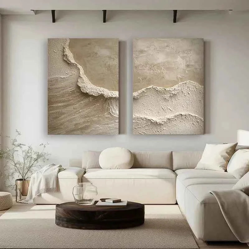 Wall Picture For Bedroom, Abstract With Heavy Texture canvas  Painting, Palette Knife Canvas Art, Import Home Decor, No Framed