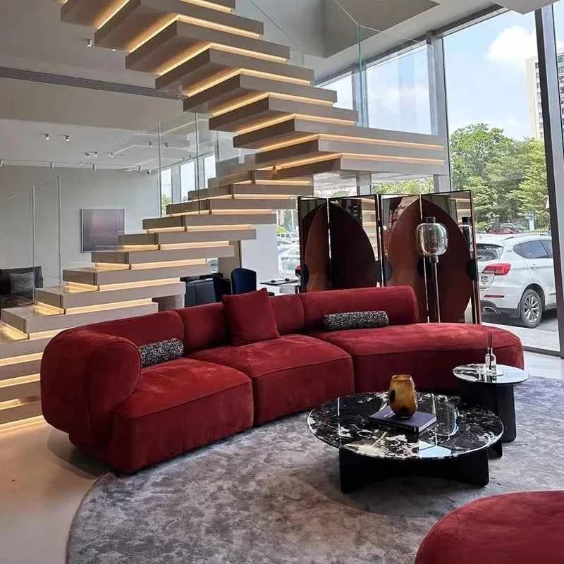 Minimalist Cloud Living Room Sofas Gaming Reclinable Replica Makeup Sofas Individual Curved Office Wood Divano Home Furniture