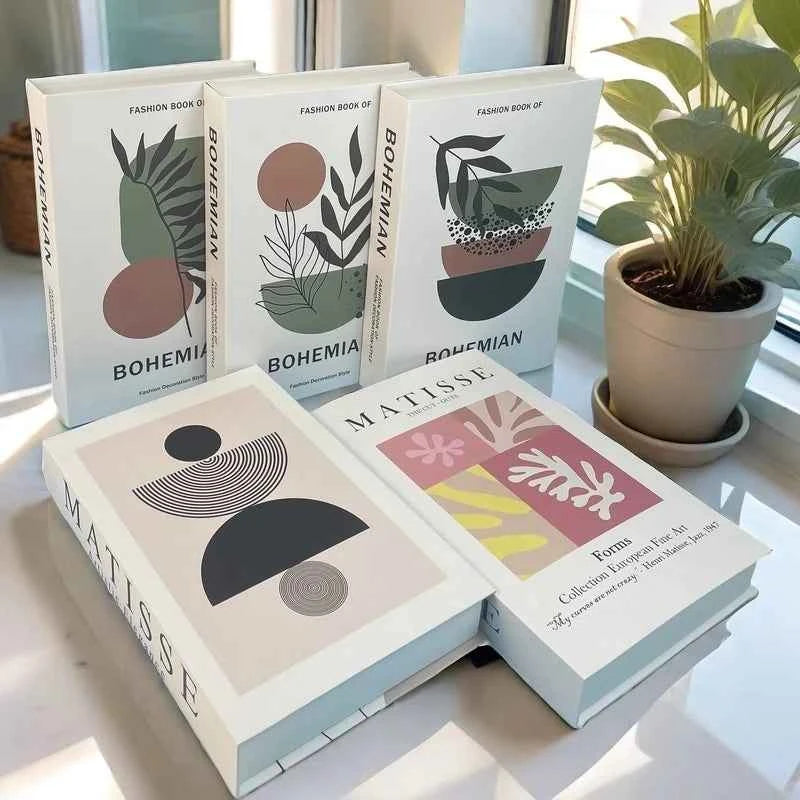 Matisse Fake Books For Decoration Luxury Decorative Books Box Abstract Coffee Table Bookshelf Bedroom Home Decor Picasso Bauhaus