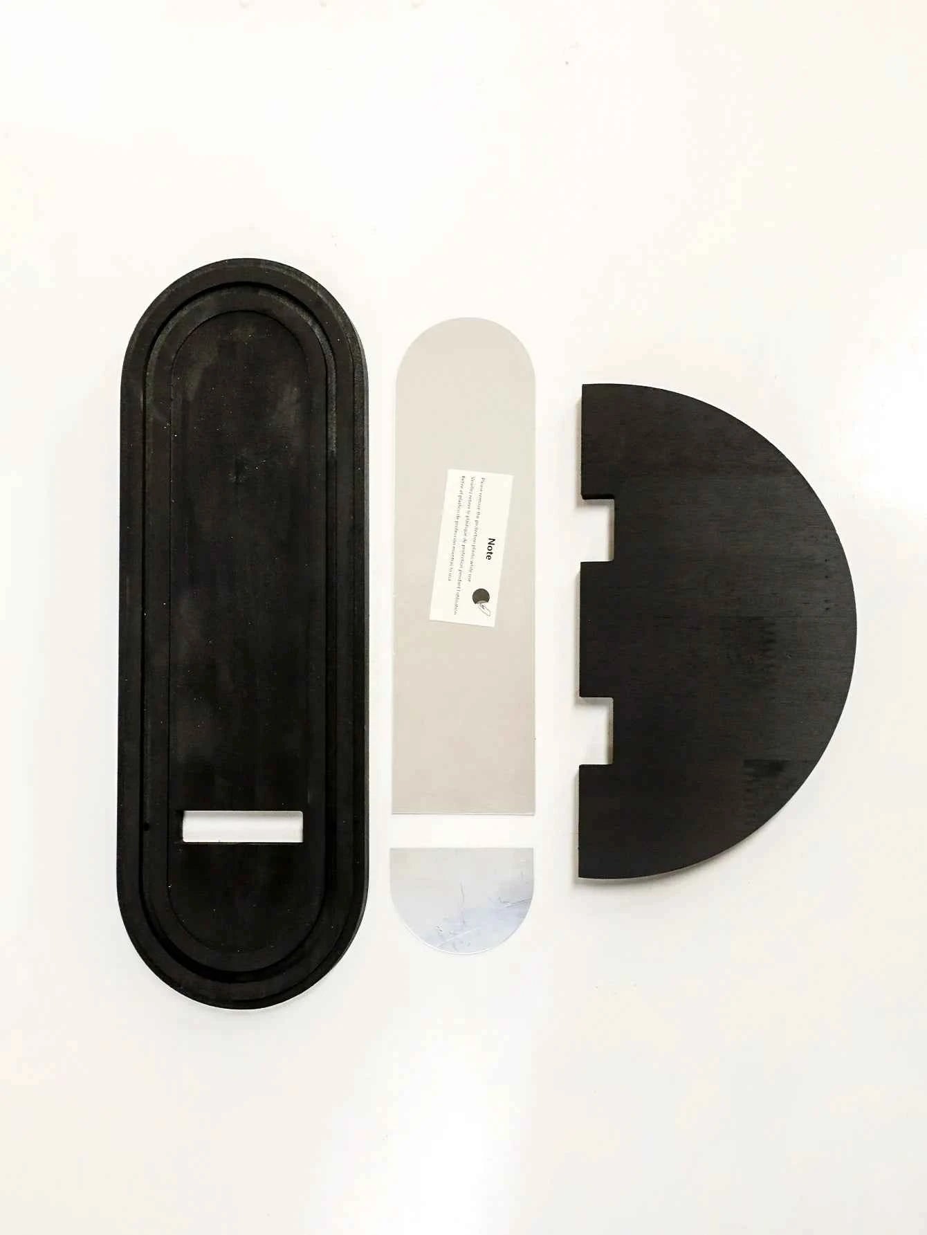 Black Arched Wall Shelves Modern Geometric Design Wall Mirror Home Decorative Wall-Mounted Mirror for Living Room & Bedroom Gift