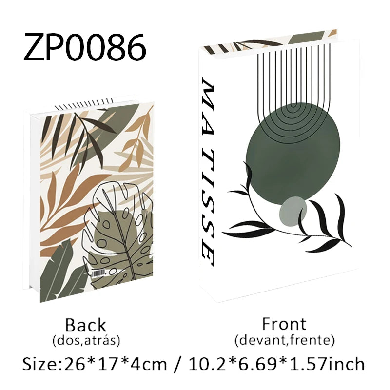 Matisse Fake Books For Decoration Luxury Decorative Books Box Abstract Coffee Table Bookshelf Bedroom Home Decor Picasso Bauhaus - The Homemakers Hub