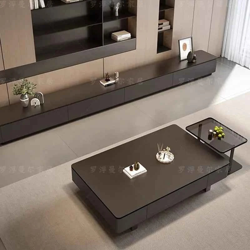 Unique Creative Coffee Table Living Room Service Writing Aesthetic Decoration Side Table Modern Couchtisch Ornaments Home Decor