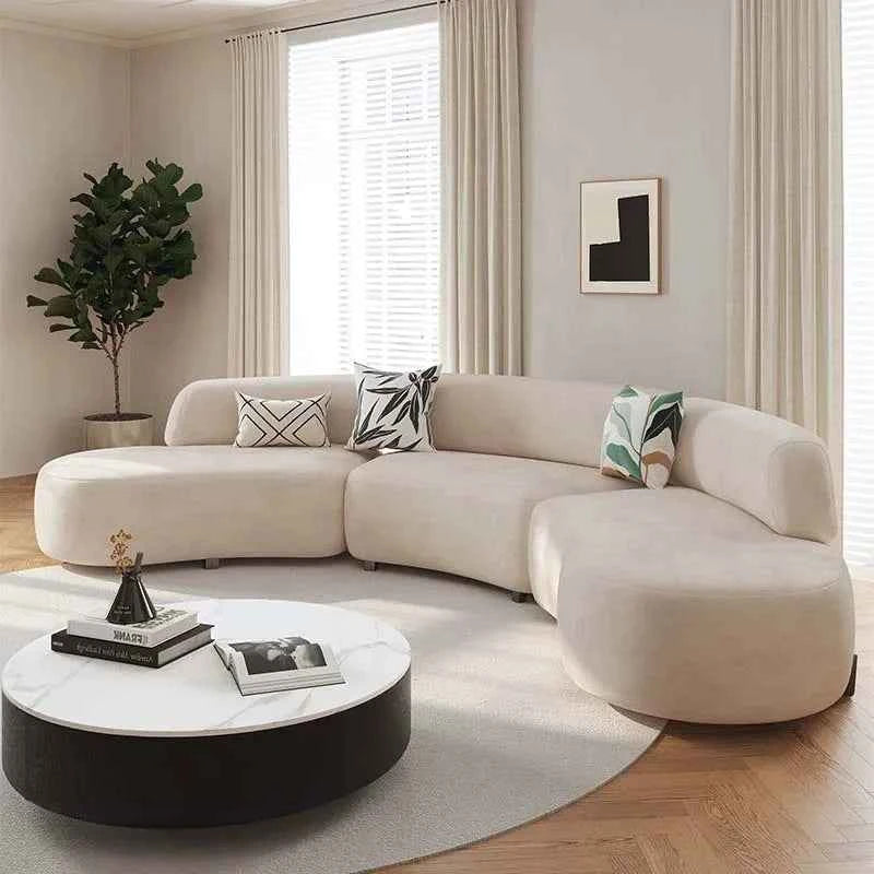 Designer Modern Living Room Sofas Lazy Luxury Gaming Children Sofas Minimalist Replica Floor Curved Wood Divano Home Furniture