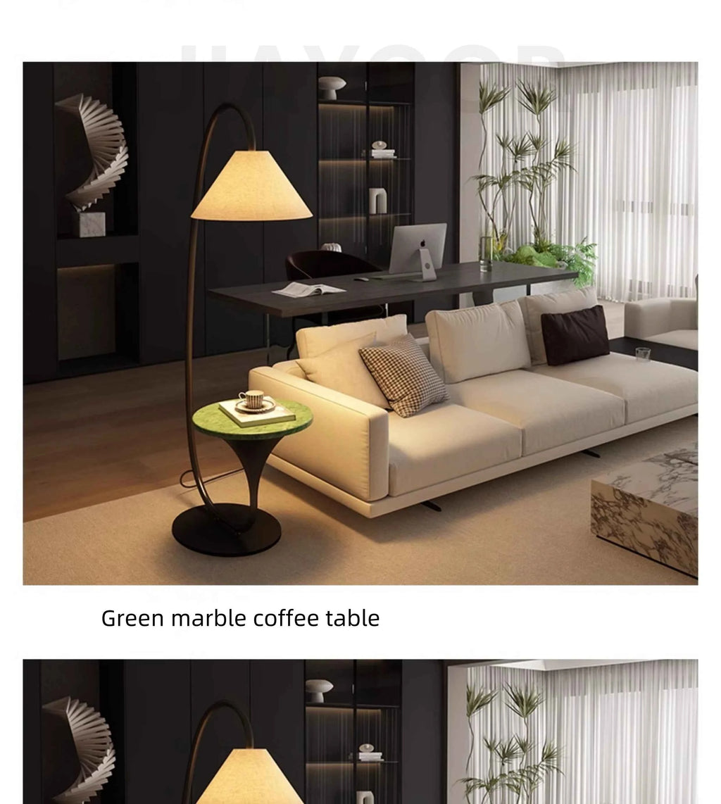 Nordic Modern High-End Fishing Lamp Floor Lamp Living Room Sofa Side Standing Lamp Antique Shelf Lamp LED Decorative Floor Light