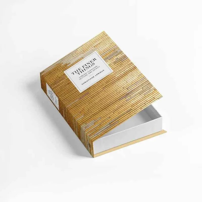 Fashion Art Openable Fake Books for Decoration Storage Box New Hotle Decorative Book for Living Room Simulation Books Home Decor