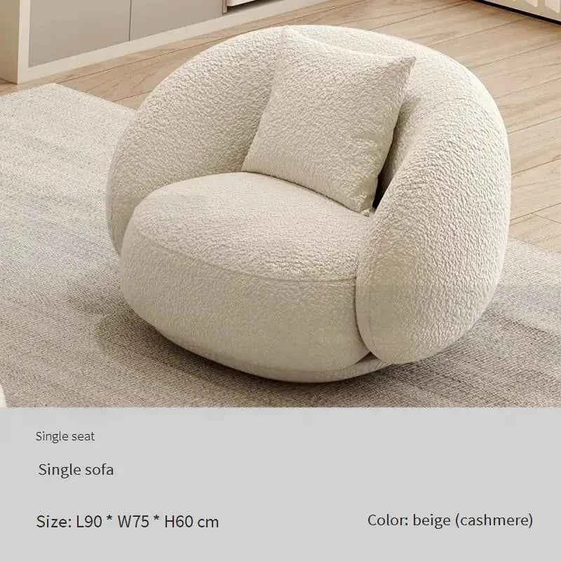 Lazy Luxury Living Room Sofas Modern Double Accent Lounge Sofas Designer Comfortable Divani Da Soggiorno Home Decoration