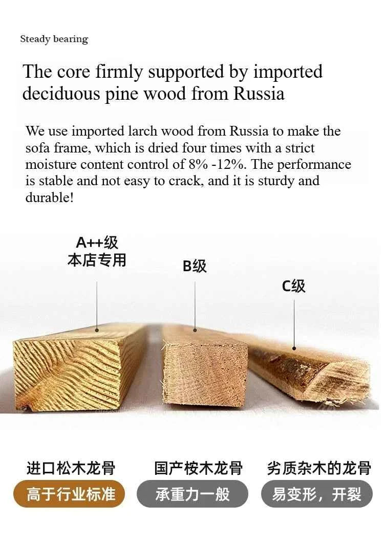 Minimalist Modern Living Room Sofas Futon Couch Armchair Multifunctional Sofas Balcony Patio Relaxing Wood Divano Furniture