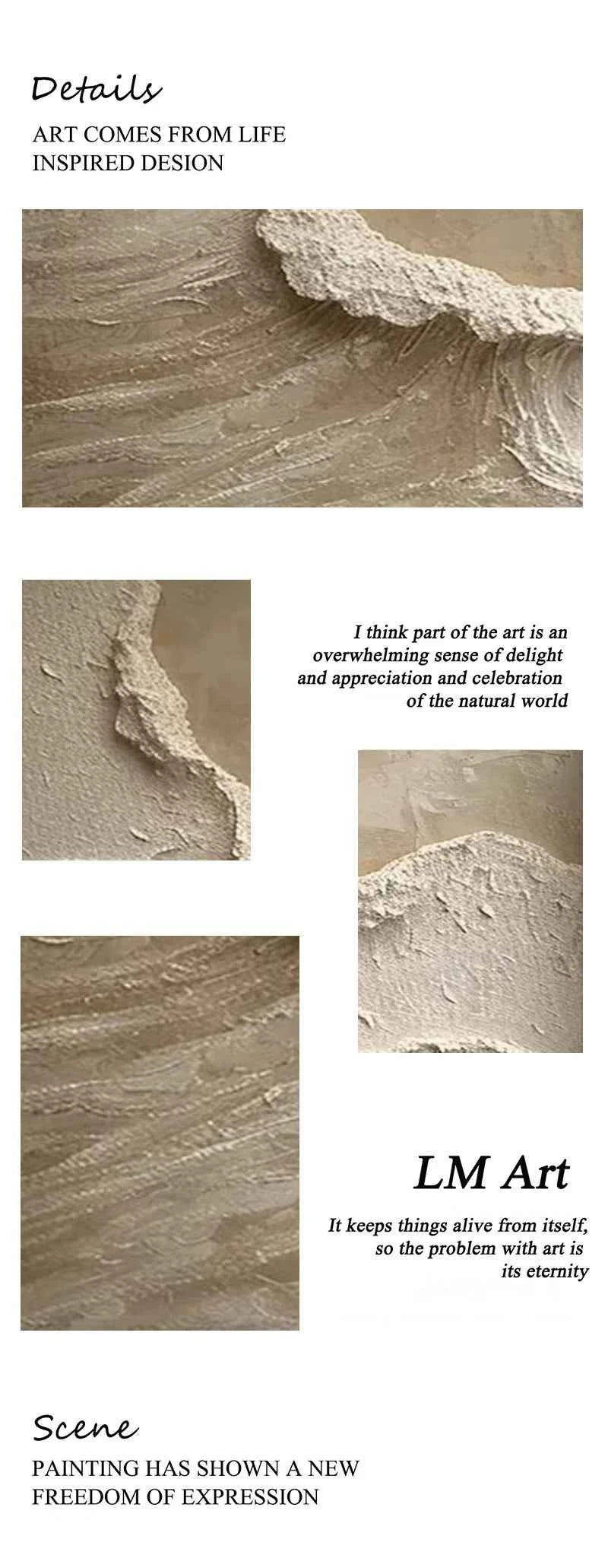 Wall Picture For Bedroom, Abstract With Heavy Texture canvas  Painting, Palette Knife Canvas Art, Import Home Decor, No Framed