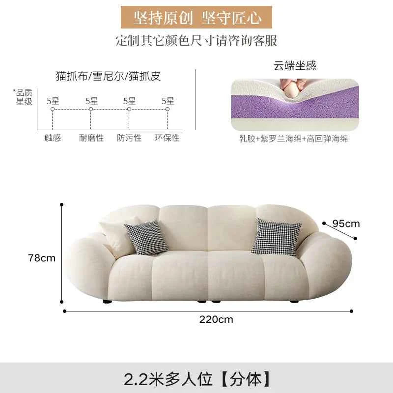 Minimalist Background Sofas Classic Family 2 Seater Relaxing Sofa Sectional Office Muebles Para El Hogar Living Room Furniture