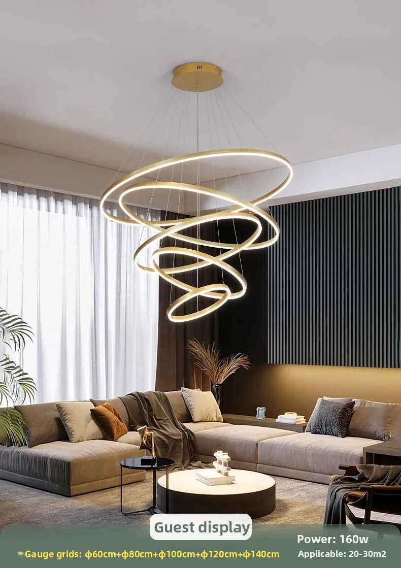 Luxury Large Pendant Lamp, Creative Design Chandelier for Loft, Duplex, Hotel Lobby, Living Room Decor