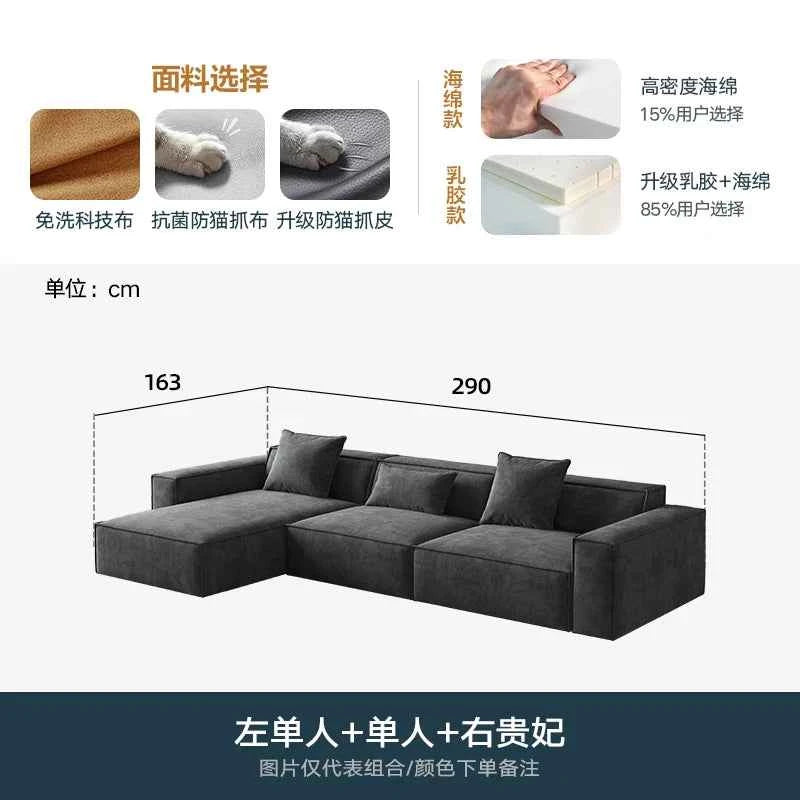 European Sectional Sofas Minimalist Chairs Single Design Living Room Sofa 2 Seater Elegant Muebles Para El Hogar Furnitures
