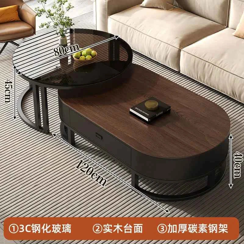 Modern Luxury Coffee Table Nordic Design Storage Coffee Tables Unique Aesthetic Mesa De Centro Sala Living Room Furniture