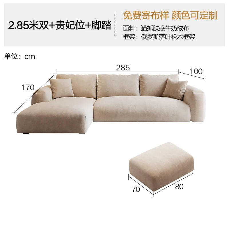 Minimalist Multifunctional Sofas Living Room Modern Classic Lazy Sofas Comfortable Apartment Meuble De Salon Home Decoration - The Homemakers Hub