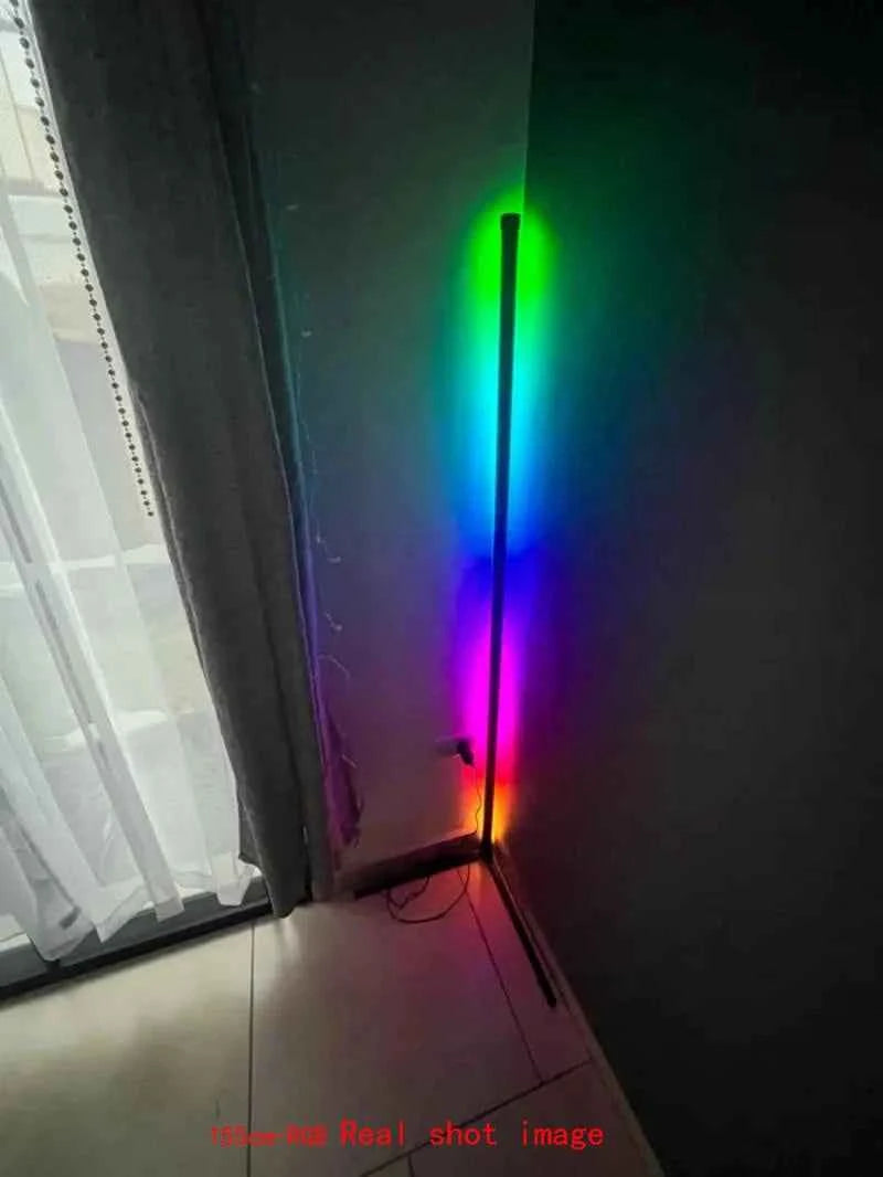 RGB Dream Color Floor Lamp with Music Sync Modern 16 Million Color Changing Standing Mood Light For Bedroom Living Room