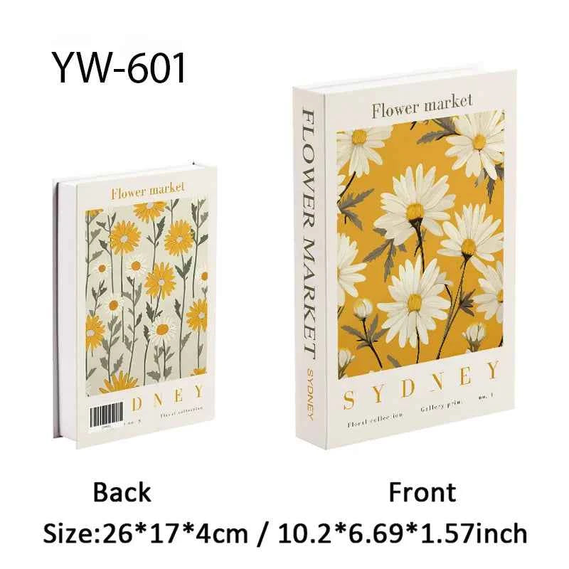 Luxury Openable Fake Books Box Decoration Fashion Black Women Magazine Coffee Table Book Villa Hotel Home Decor Shooting Props