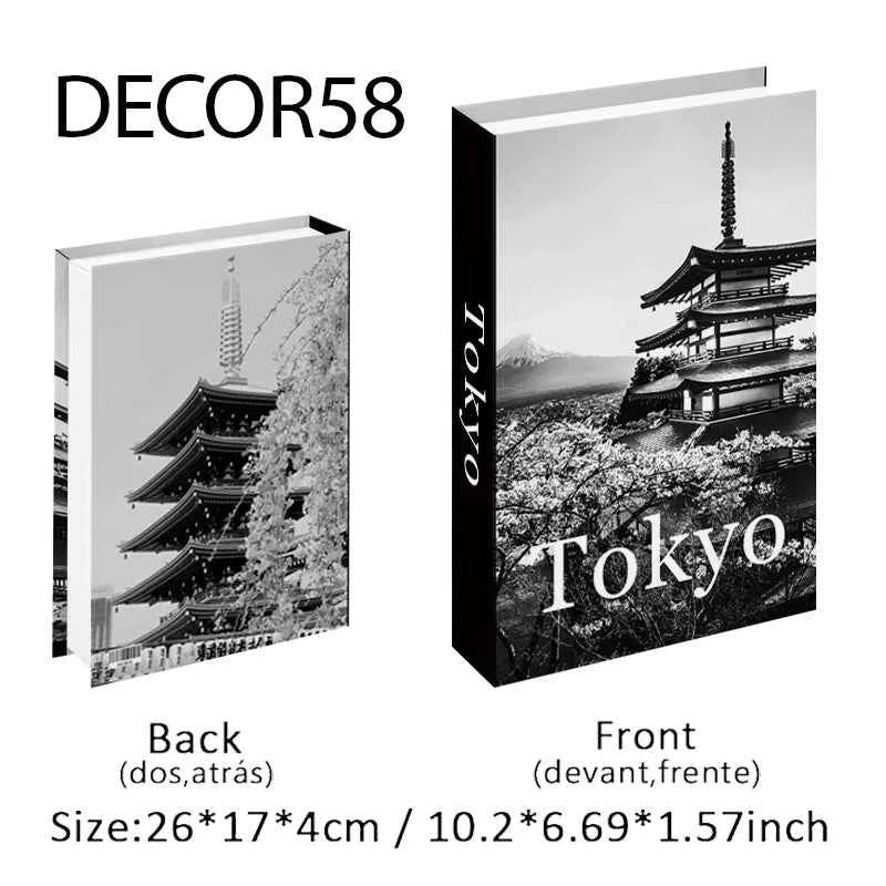 Fashion Fake Books Decoration Home Club Hotel Room Designer Books Coffee Table Books Box Simulation Prop Books Desktop Ornaments