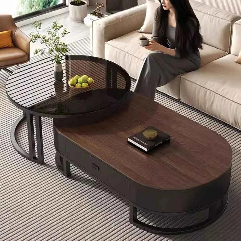 Modern Luxury Coffee Table Nordic Design Storage Coffee Tables Unique Aesthetic Mesa De Centro Sala Living Room Furniture