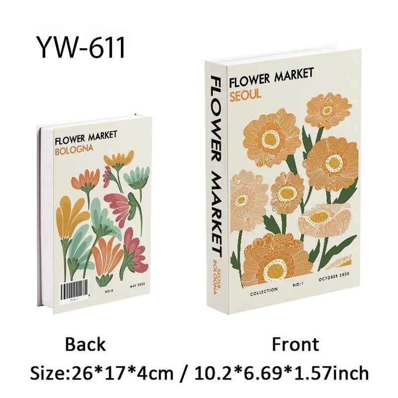 Luxury Openable Fake Books Box Decoration Fashion Black Women Magazine Coffee Table Book Villa Hotel Home Decor Shooting Props