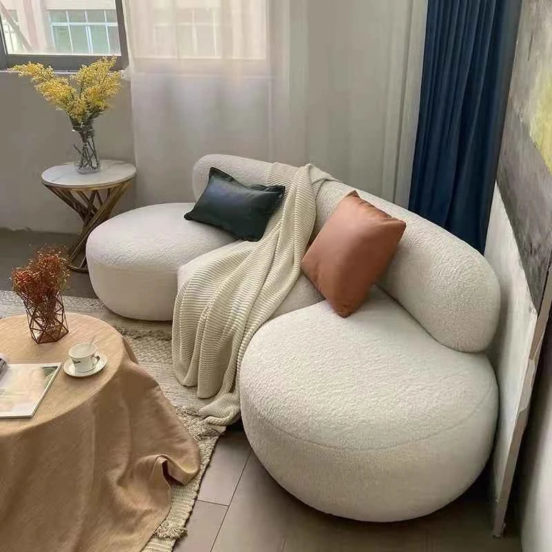 Nordic Minimalist Living Room Sofas Nordic Outdoor Gaming Living Room Sofas Designer Lazy Couch Wood Sillon Cama Home Furniture