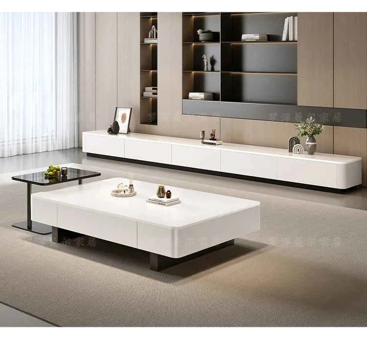 Unique Creative Coffee Table Living Room Service Writing Aesthetic Decoration Side Table Modern Couchtisch Ornaments Home Decor