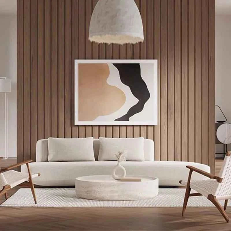 Modern Round Side Table Clear Japanese Industrial Simple Cute Space Saving Coffee Table Unique Mesas Bajas Living Room Furniture