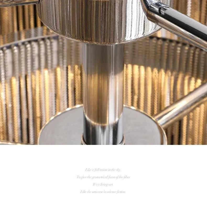 New Tassel Floor Lamp Living Room Bedside Light Luxury Bedroom Vertical Table Lamp Nordic Postmodern Simple Sofa Corner Art Lamp