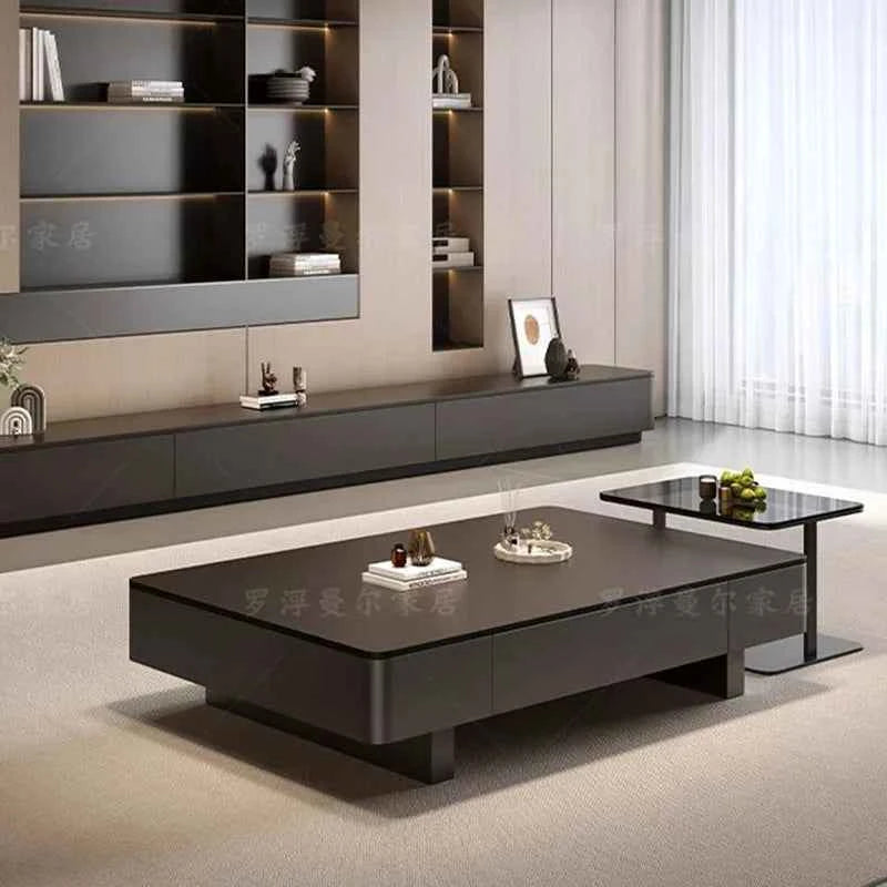 Unique Creative Coffee Table Living Room Service Writing Aesthetic Decoration Side Table Modern Couchtisch Ornaments Home Decor