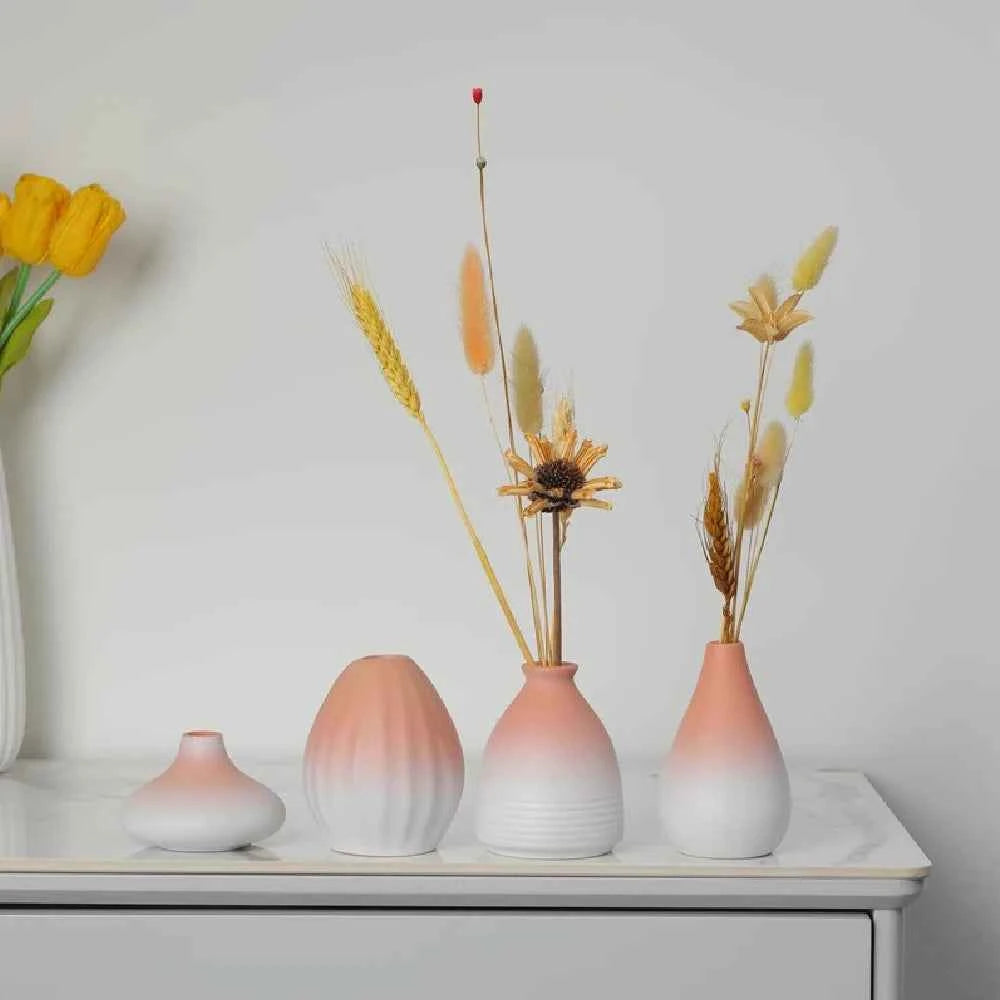 Ceramic Small flower Vase Home Decoration Crafts Tabletop Ornament Simplicity Japanese-style Decoration